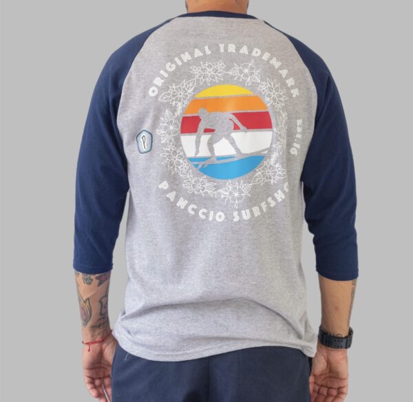 Men's Mushroom Cad 3/4 Long Sleeve Tee - Image 2