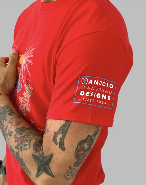 Men's Vespa Waves Short Sleeve Tee - Image 3