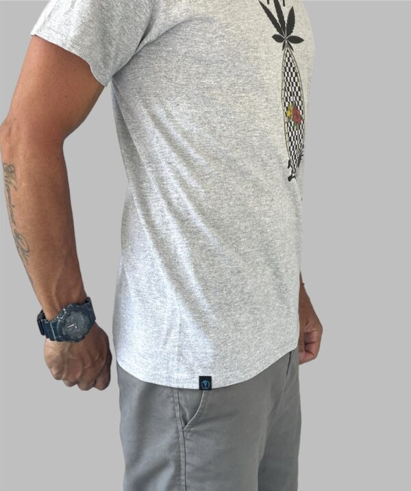 Men's Pineapple Table Mushroom Short Sleeve Tee - Image 2