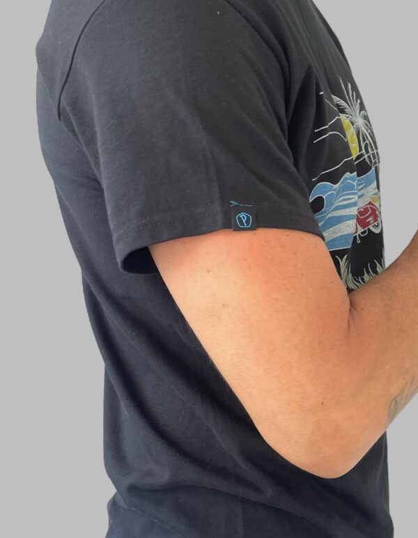 Men's T-Shirt Vespa Waves Short Sleeve Tee - Image 3