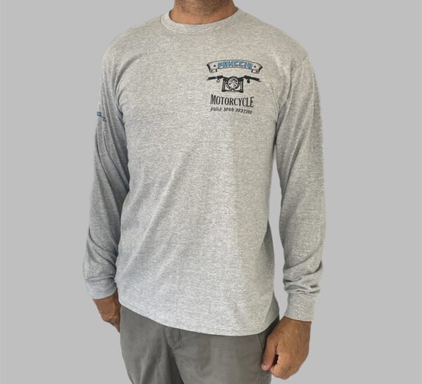Men's Motorcycle Life Long Sleeve Tee - Image 2