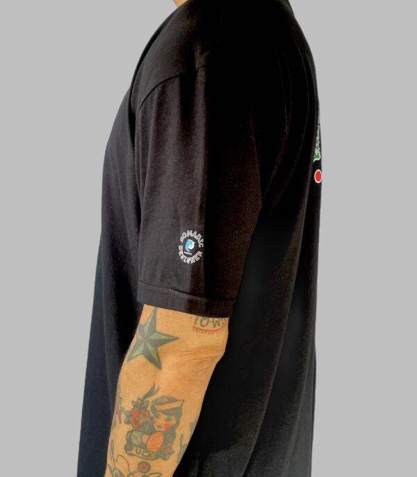 Men's Nomadic Designer Dino Smoker Skating Short Sleeve Tee - Image 3