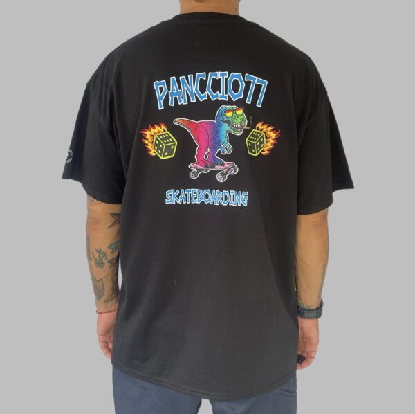 Men's Nomadic Designer Dino Smoker Skating Short Sleeve Tee