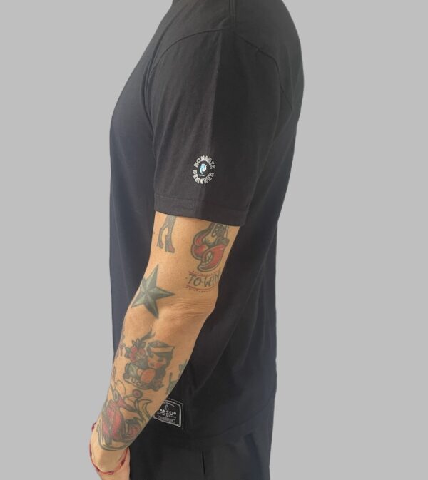 Men's Nomadic Designer Skating Skull Short Sleeve Tee - Image 2