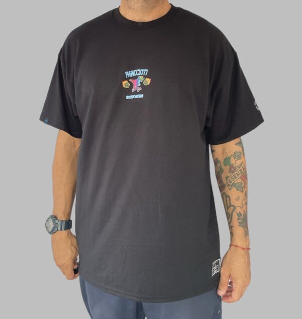 Men's Nomadic Designer Dino Smoker Skating Short Sleeve Tee - Image 2