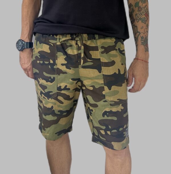 Men's Camo Military Col Shorts - Image 4