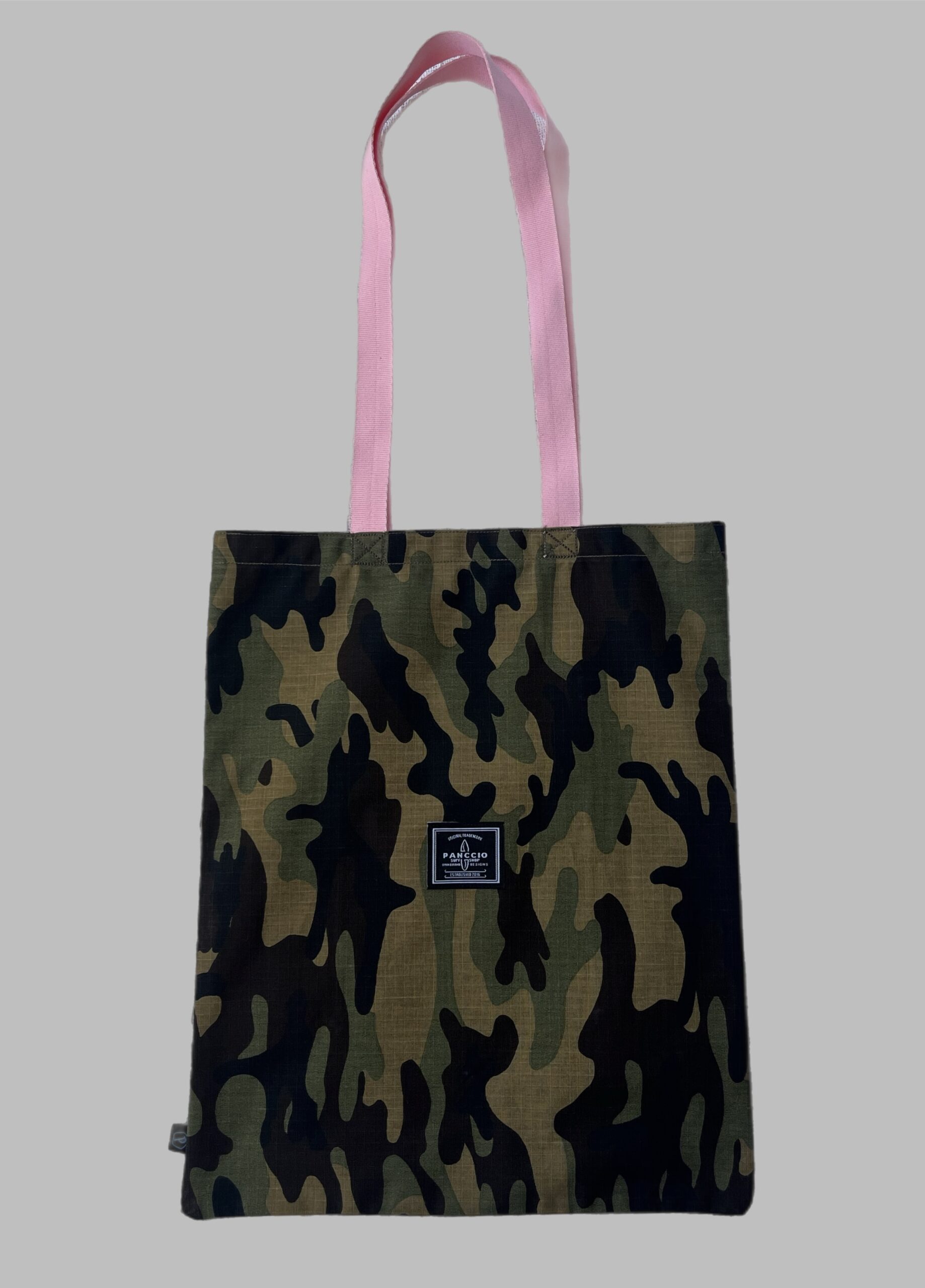 Womens Camo Pocket Tote Bag - Image 2