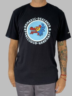 Men's Nomadic Designer Dragon Head Short Sleeve Tee