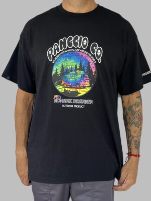 Men's Nomadic Designer Psychedelic Camper Life Short Sleeve Tee