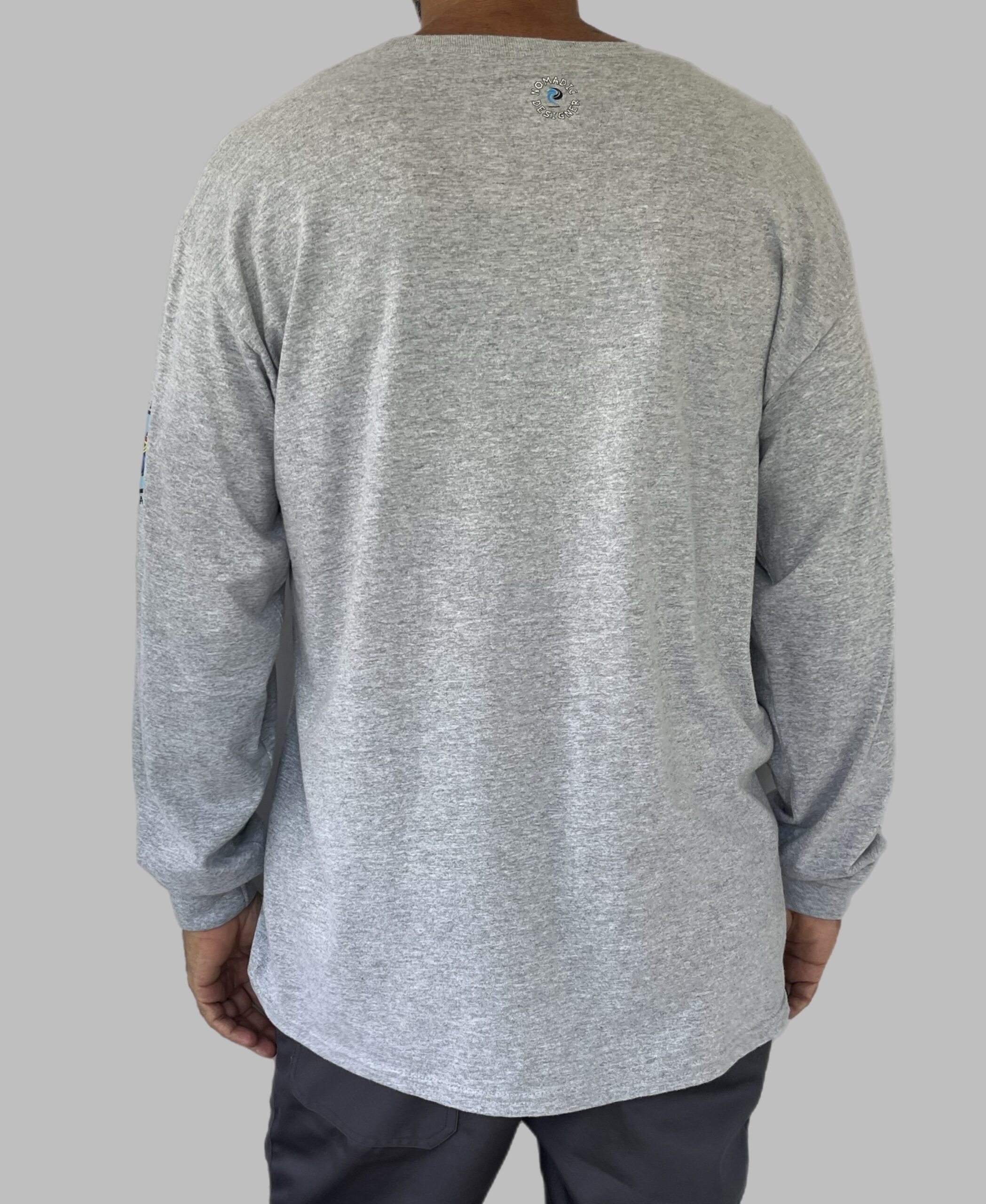 Men's Nomadic Designer Dragon Head Long Sleeve Tee - Image 3