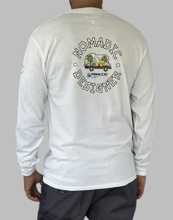 Men's Nomadic Designer Camper LIfestyle  Long Sleeve Tee
