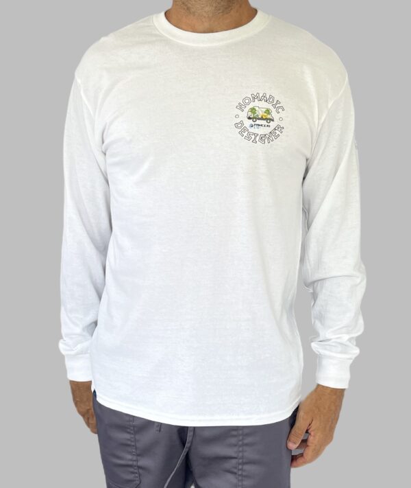 Men's Nomadic Designer Camper LIfestyle  Long Sleeve Tee - Image 2