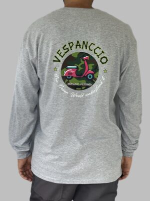 Men's Nomadic Designer Vespa Camo Long Sleeve Tee