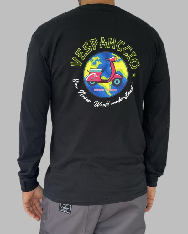 Men's Nomadic Designer Vespa World Long Sleeve Tee