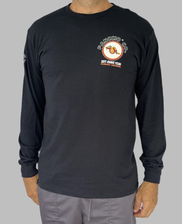 Men's Nomadic Designer Snake Year Coatl Long Sleeve Tee