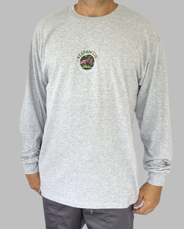Men's Nomadic Designer Vespa Camo Long Sleeve Tee - Image 2