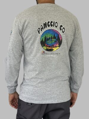 Men's Nomadic Designer Psychedelic Camper Life Long Sleeve Tee