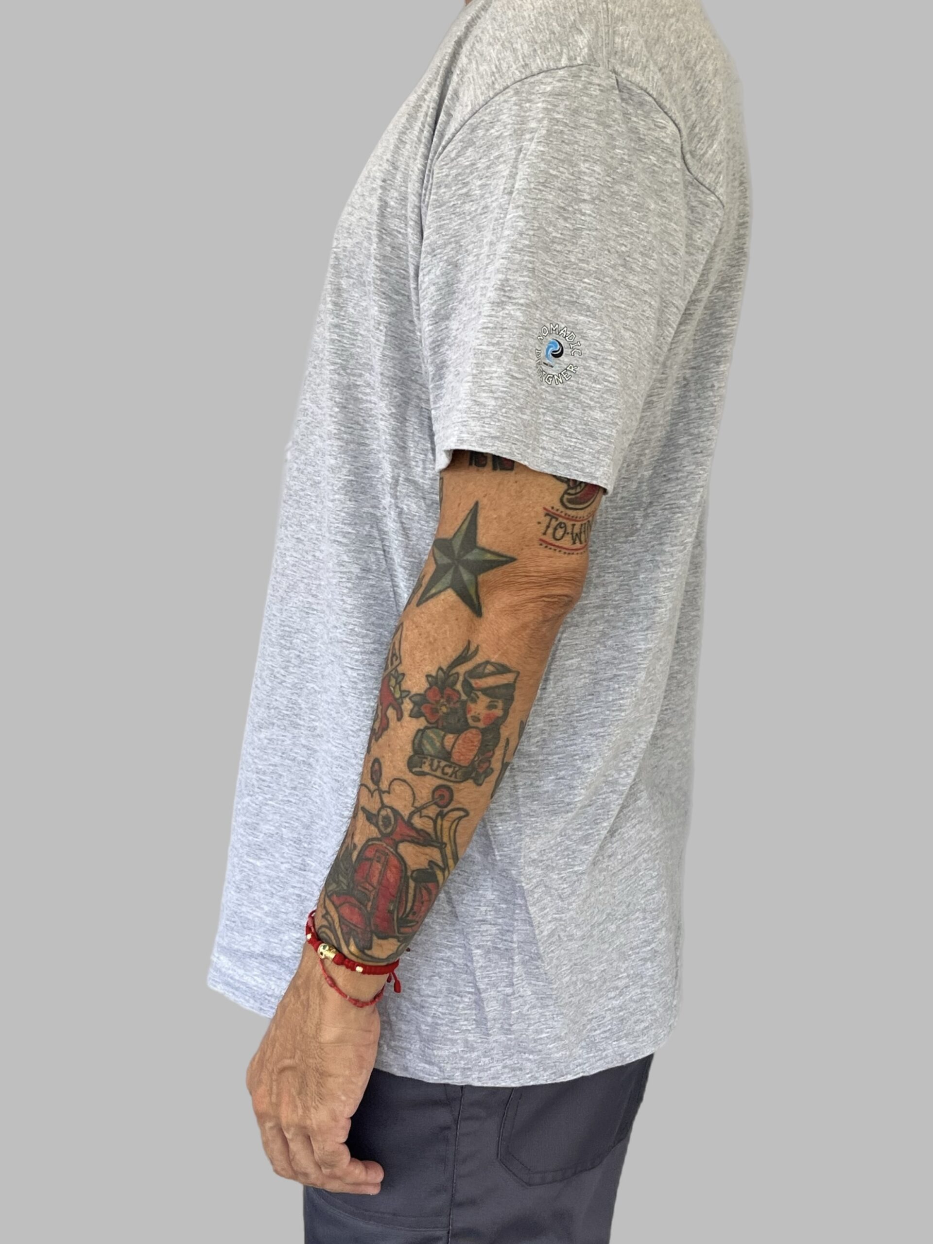 Men's Nomadic Designer Third Eye Dance Short Sleeve Tee - Image 4