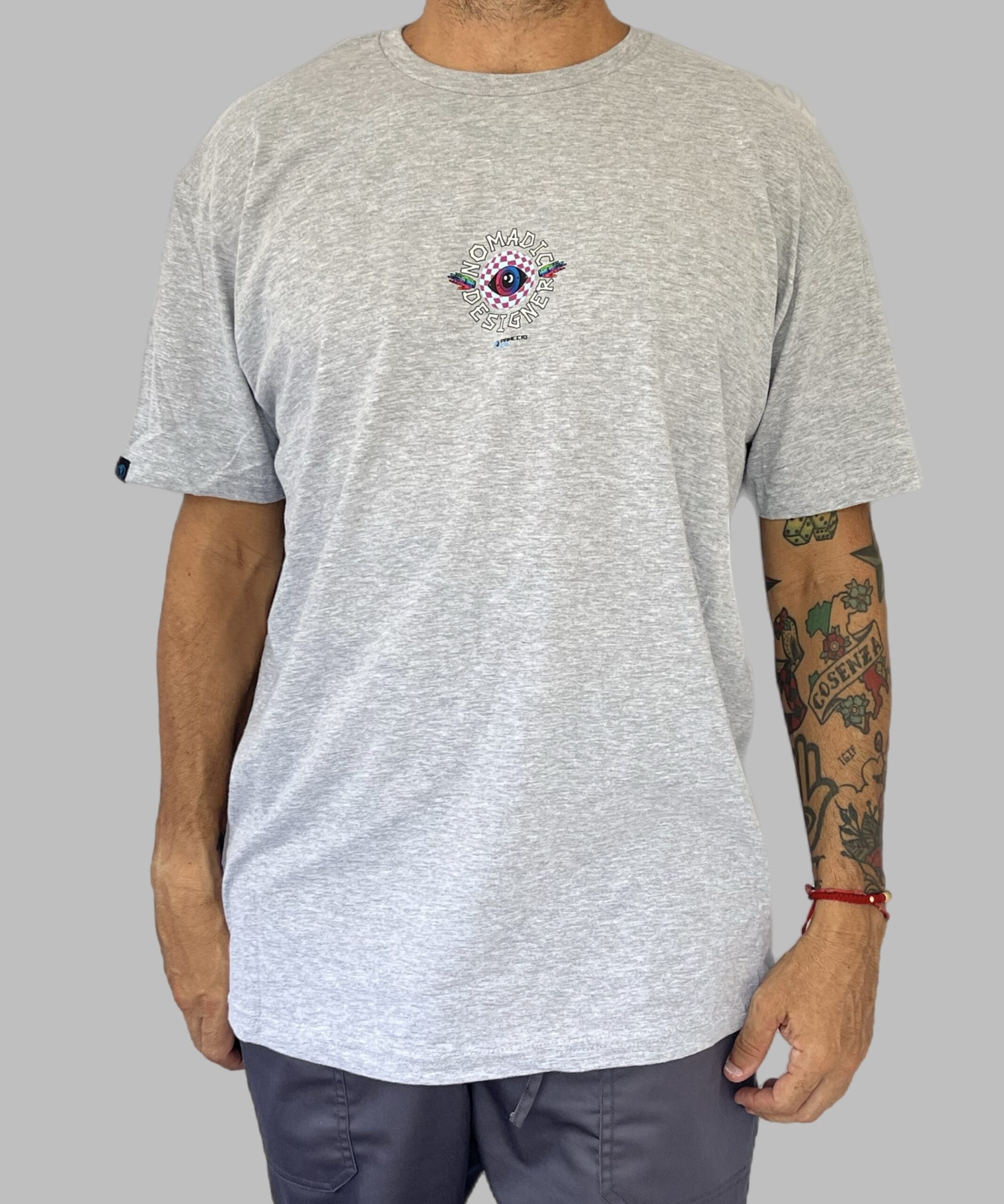 Men's Nomadic Designer Third Eye Dance Short Sleeve Tee - Image 2