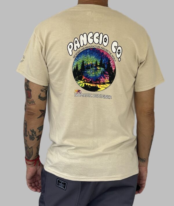 Men's Nomadic Designer Psychedelic Camper Life  Short Sleeve Tee - Image 2