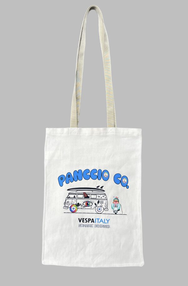 Womens Nomadic Designer Vespa Camper Life Tote Bag
