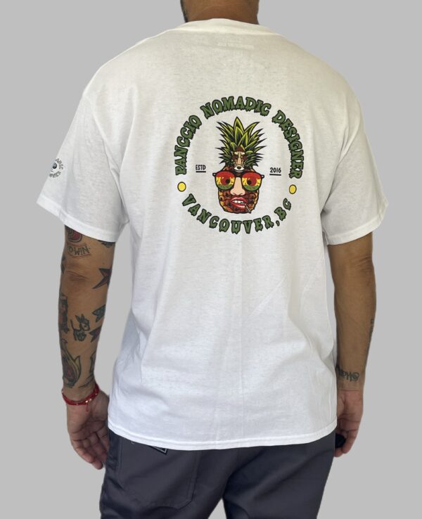 Men's Nomadic Designer Pineapple Mushroom Short Sleeve Tee - Image 2