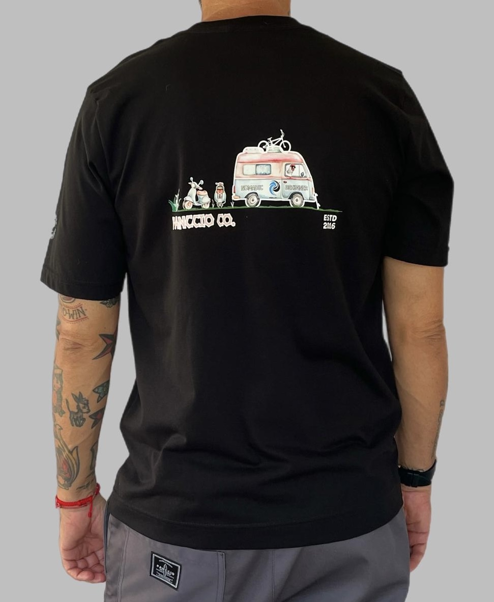 Men's Nomadic Designer Vespa Camper Life Short Sleeve Tee