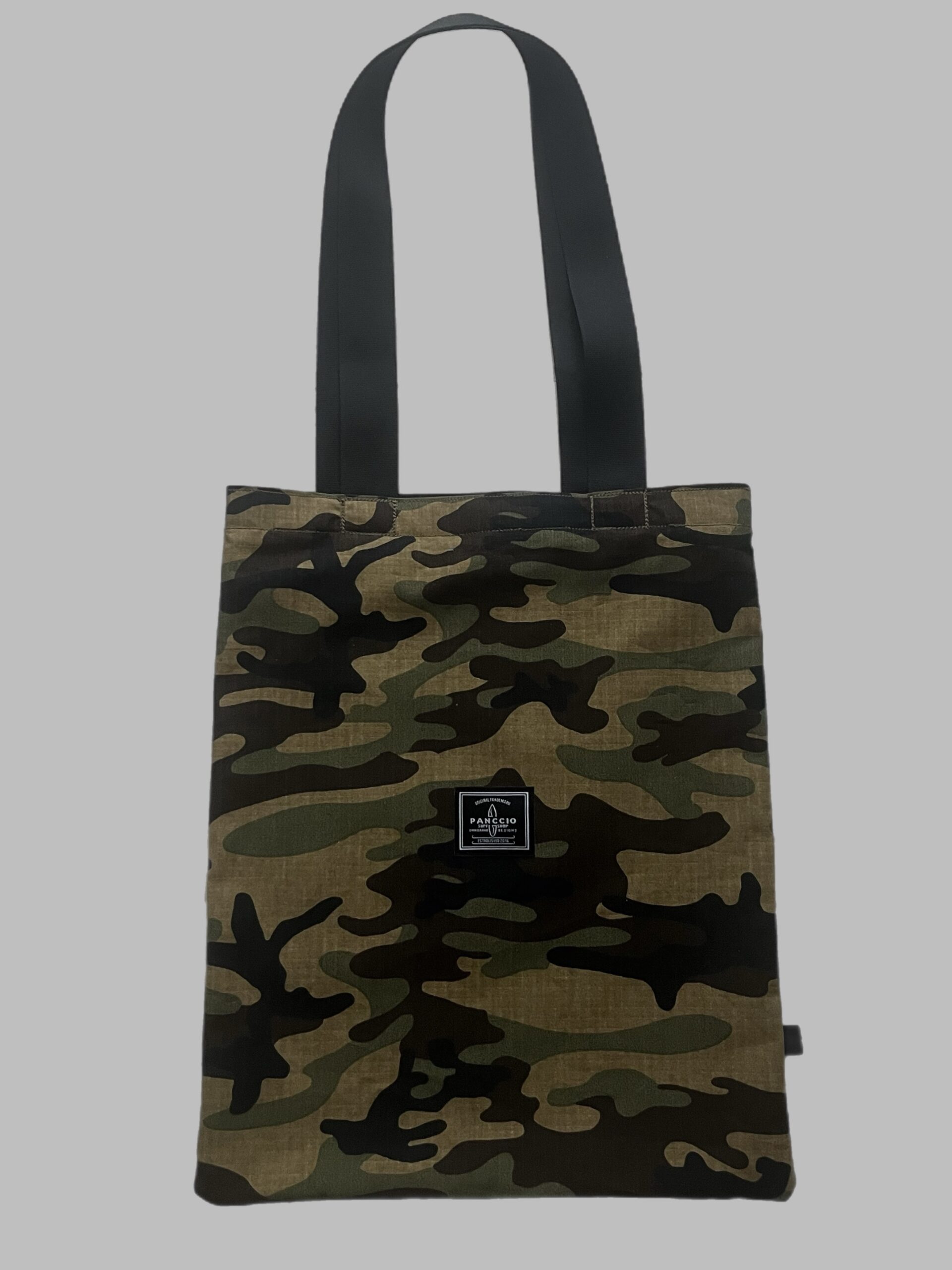 Womens Camo Pocket Tote Bag - Image 2