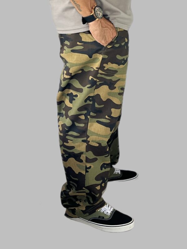 Men's Camo Military J.J.C.C Oversized Pants - Image 8