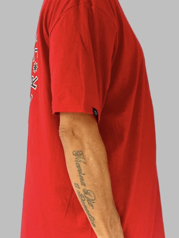 Men's Nomadic Designer Mushroom skull Sleeve Tee - Image 2