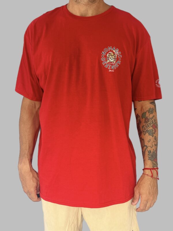 Men's Nomadic Designer Mushroom skull Sleeve Tee - Image 4