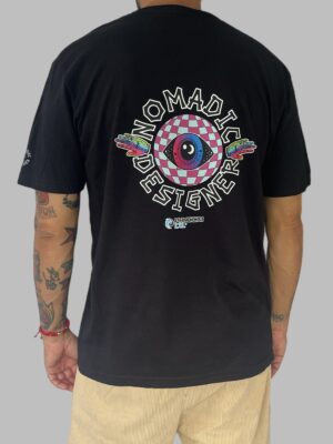 Men's Nomadic Designer Eye Hand Sleeve Tee