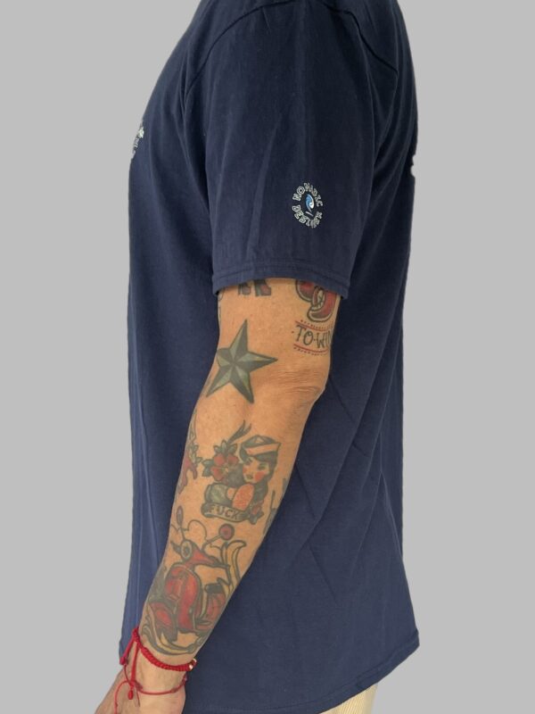 Men's Nomadic Designer Eye Heart Sleeve Tee - Image 3