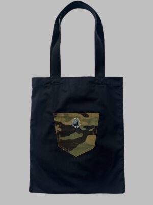 Womens Camo Pocket Tote Bag