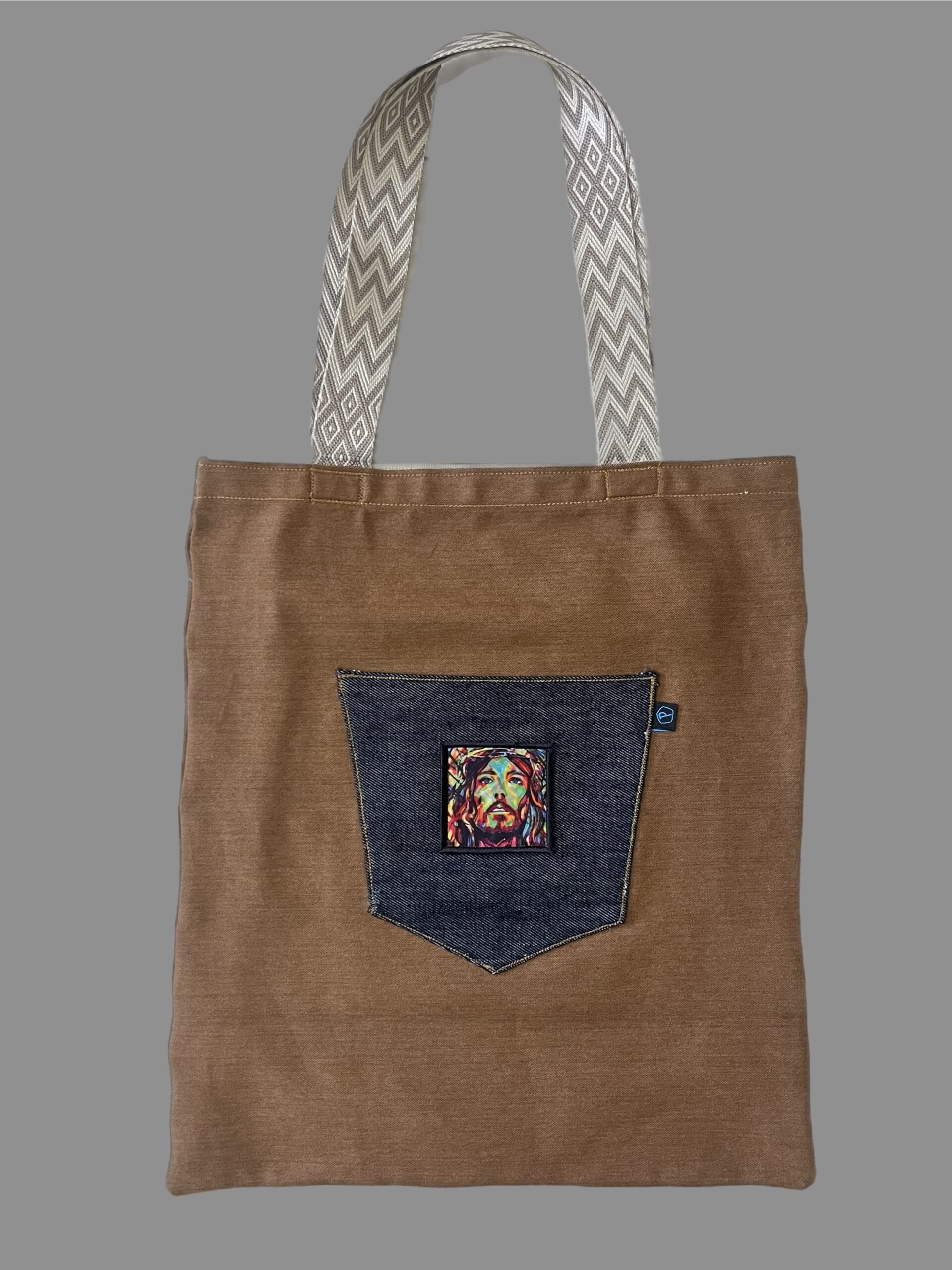 Womens Native Jesus Tote Bag