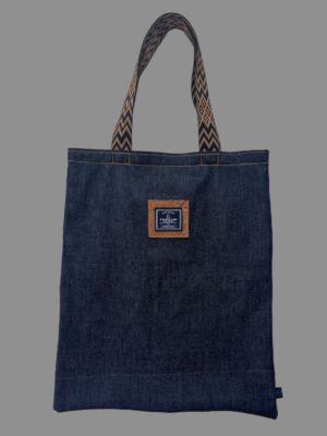 Womens Native Crocodile Brown Tote Bag