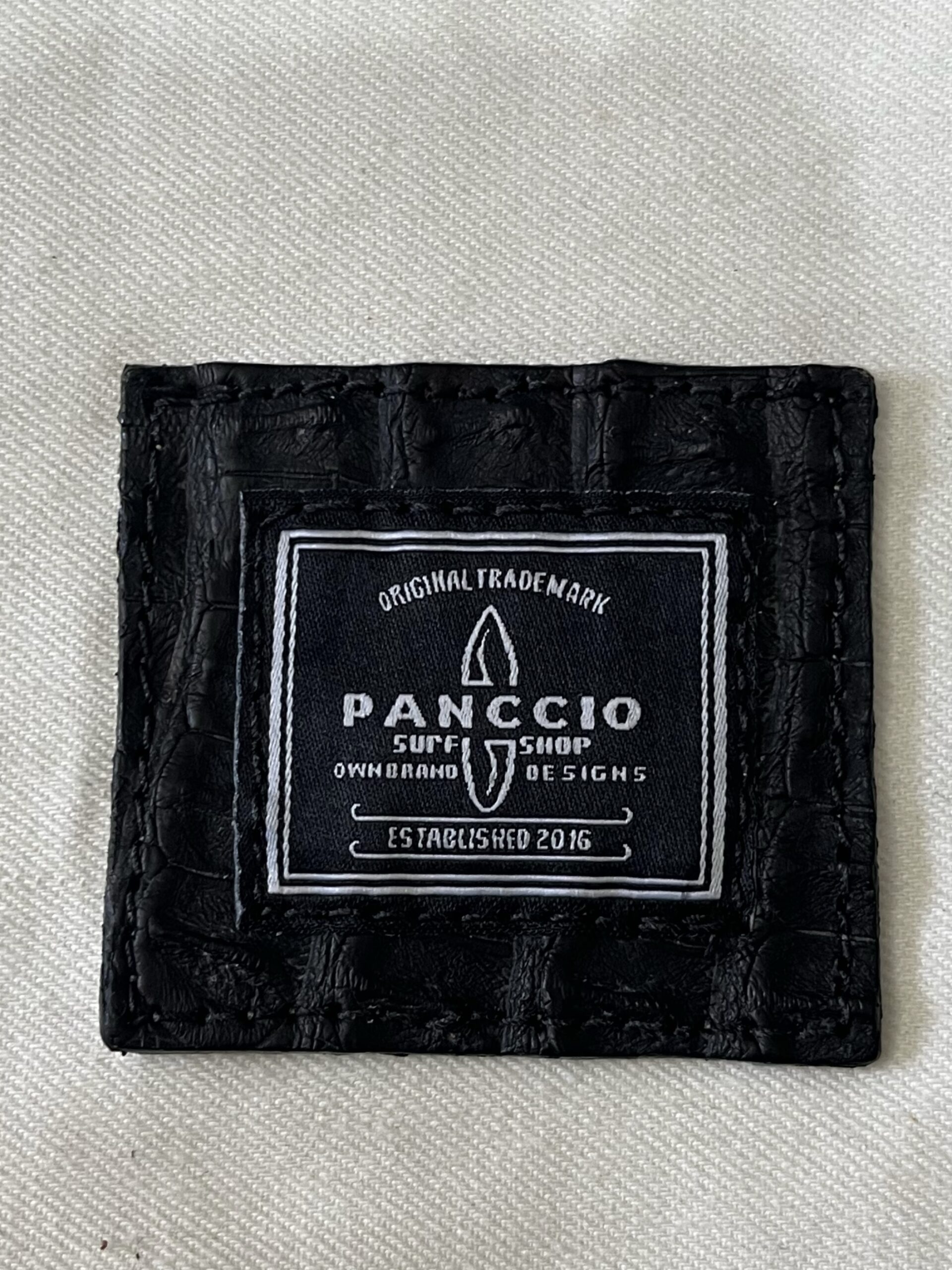 Womens Native Black Crocodile Tote Bag - Image 5